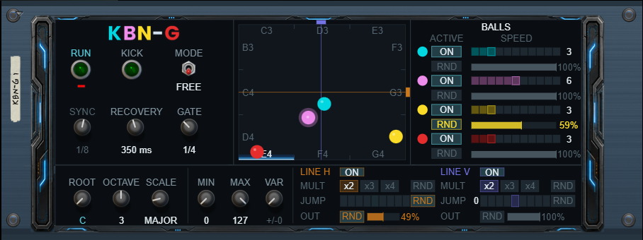 KBN-G front panel