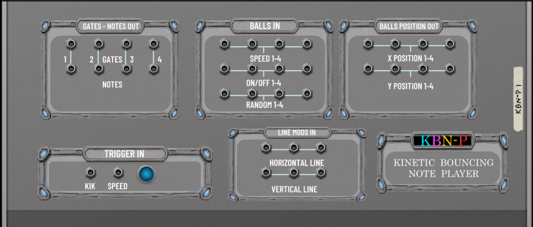 KBN-P back panel