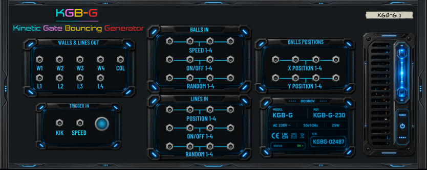 KGB-G back panel